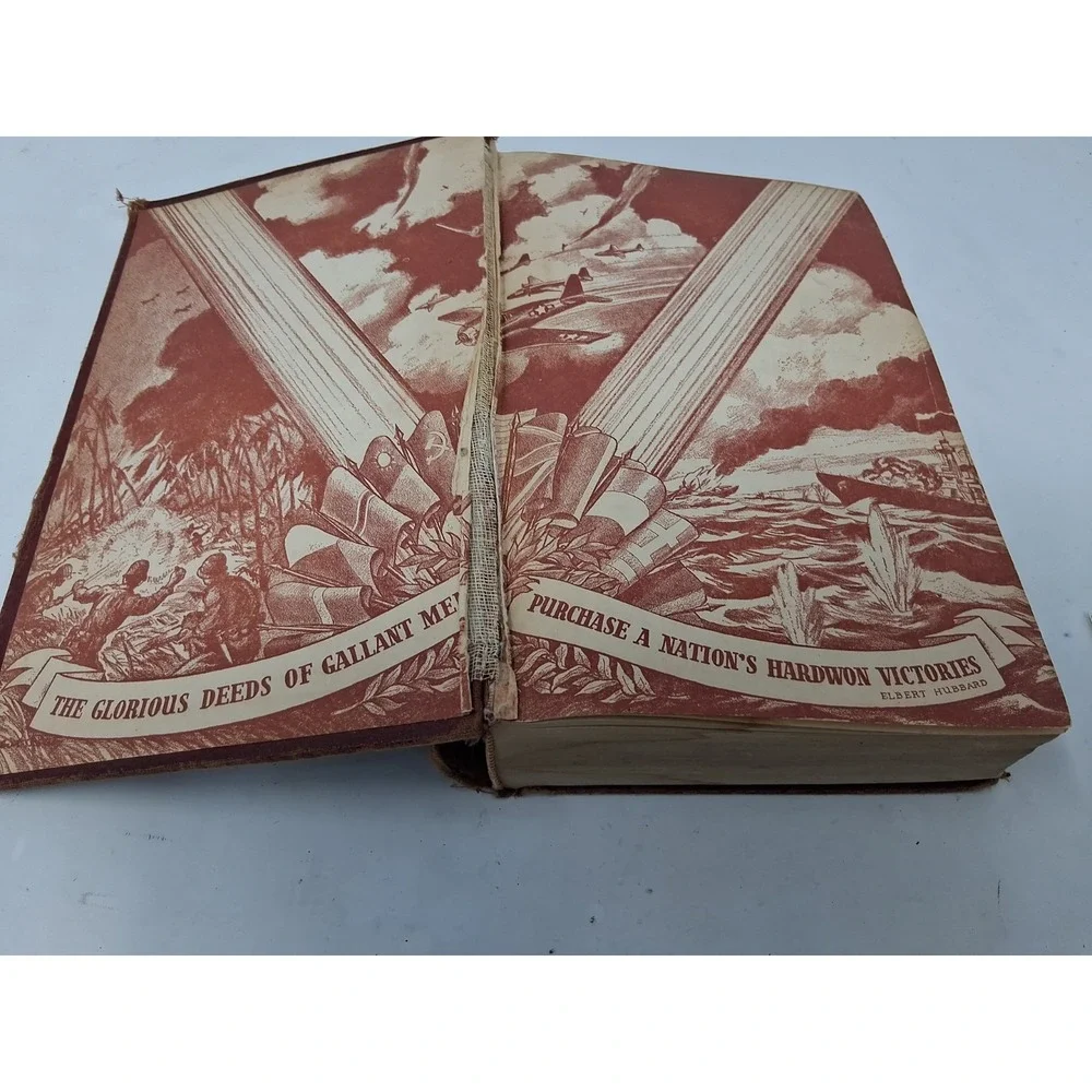 The 100 Best True Stories Of World War II W/ 32 Illustrations 1945 Hardcover